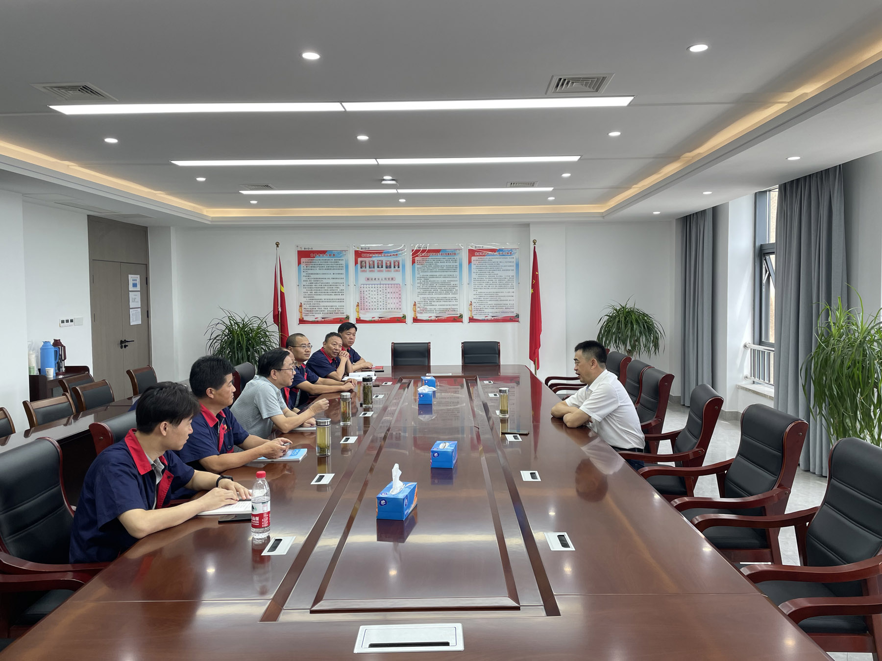 集團(tuán)公司黨委委員、總工程師周俊到公司調(diào)研 