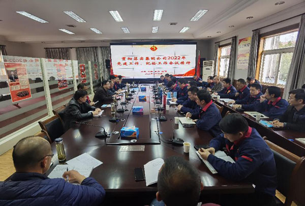 公司召開會議傳達(dá)集團(tuán)公司黨建工作、紀(jì)檢工作會議精神