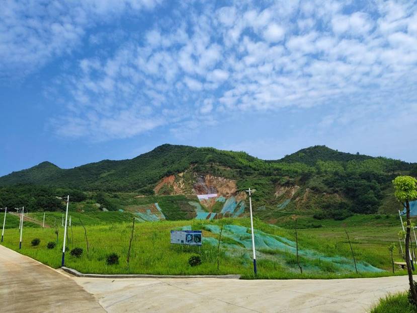 銅山、前山露天采坑復墾項目完成